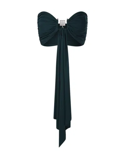 CHRISTOPHER ESBER CHRISTOPHER ESBER BEZEL QUARTZ DRAPE TOP