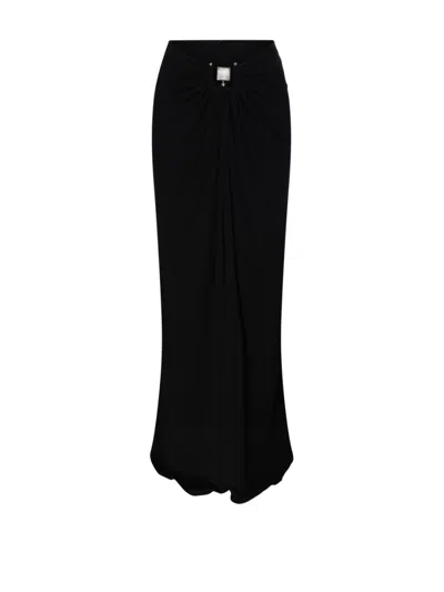 CHRISTOPHER ESBER BEZEL QUARTZ RUCHED SKIRT