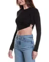 Christopher Esber Bezel-quartz Long-sleeve Top In Black