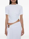 Christopher Esber Bezel Quartz T-shirt In White