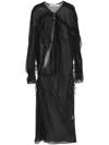 Christopher Esber Bias Concave Midi Dress In Black