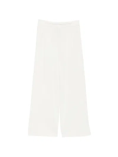 Christopher Esber Bias-cut Crepe Trousers In White