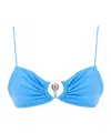Christopher Esber Ruched Orbit Bikini Women In Blue