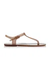 Christopher Esber Billi T-bar Pvc Sandals In Brown
