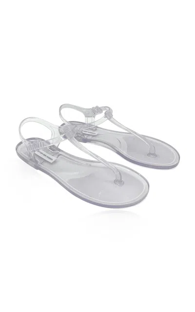 Christopher Esber Billi T-bar Pvc Sandals In Clear