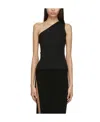 Christopher Esber Black Hollow Shoulder Vest In Black
