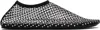 Christopher Esber Mesh Designed Minette Ballerina Shoes In Black
