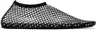 Christopher Esber Mesh Designed Minette Ballerina Shoes In Black