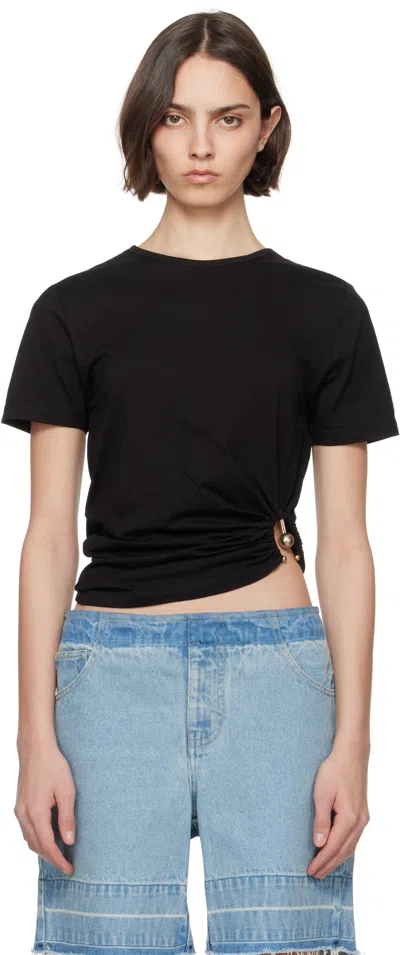 Christopher Esber T-shirt In Black Cotton