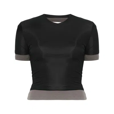 CHRISTOPHER ESBER CHRISTOPHER ESBER BLACK TOPS - T-SHIRTS & JERSEYS WOMEN