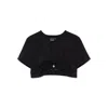 Christopher Esber Pleated Track Detail Short Blouse