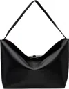 Christopher Esber Turnlock Leather Shoulder Bag In Black