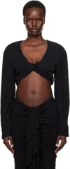 Christopher Esber Vivenda Drape Top In Black