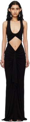 CHRISTOPHER ESBER BLACK VIVENDA MAXI DRESS