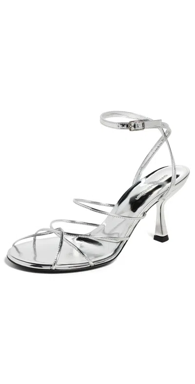Christopher Esber Blaze Metallic Heels Mirror In Multi