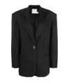 Christopher Esber Black Bermuda Blazer In Black