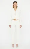 Christopher Esber Boucle Towel Blazer In White