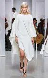 Christopher Esber Boucle Towel Draped Dress In White