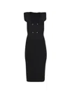 Christopher Esber Bracket Knit Dress In Black