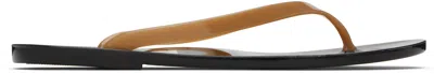 CHRISTOPHER ESBER BROWN & BLACK JO FLIP-FLOPS