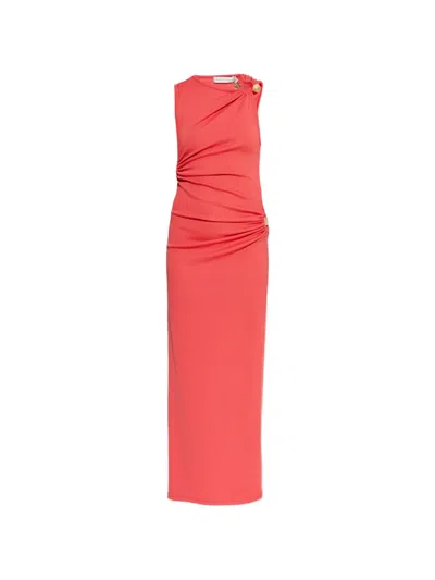 Christopher Esber Callisto Trinity Maxi Dress In Red