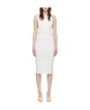Christopher Esber Callisto Trinity Midi Dress In White