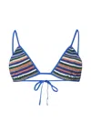 Christopher Esber Calypso Crochet-knit Bikini Top In Multi