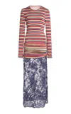 Christopher Esber Calypso Iris Lace L/s Dress