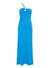 Christopher Esber One-shoulder Maxi Dress With In Blue