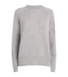 Christopher Esber Cashmere Twist-back Sweater In Gray