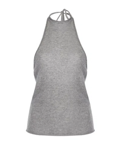 CHRISTOPHER ESBER HALTERNECK CASHMERE TOP