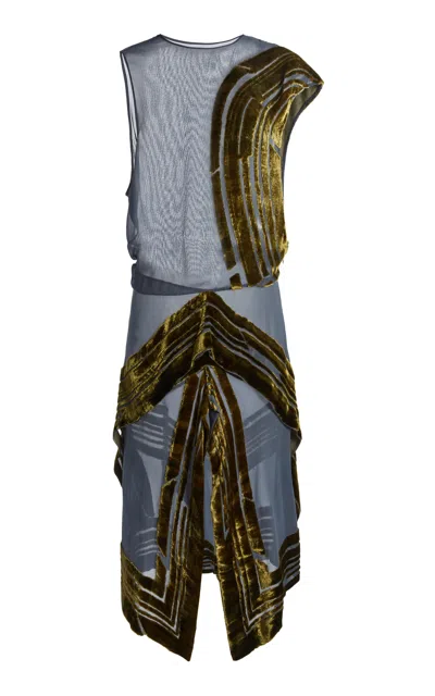 Christopher Esber Castanet Broken Border Dress In Multi