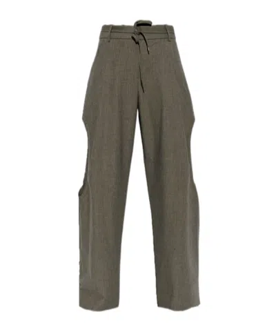 Christopher Esber Casual Pants With Belt Loops In Neutral