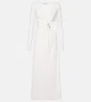Christopher Esber Cavern Stone Gown In White