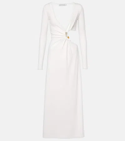 Christopher Esber Cavern Stone Gown In White