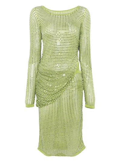 CHRISTOPHER ESBER CIRRUS HOTFIX CUTAWAY MIDI DRESS