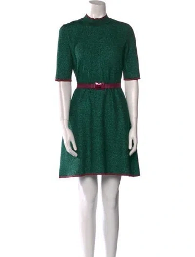 Pre-owned Christopher Esber Colorblock Pattern Mini Dress