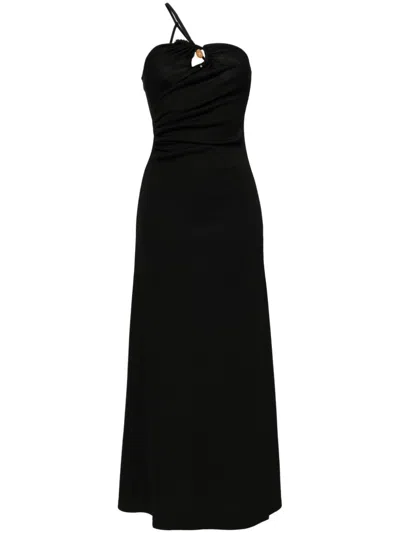 Christopher Esber Concave Stone Cami Dress In Black