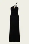 Christopher Esber Concave Stone One-shoulder Cami Maxi Dress