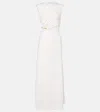 Christopher Esber Concave Stone Maxi Dress In White