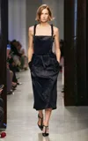 Christopher Esber Corded Knotted Cotton Dress In Black