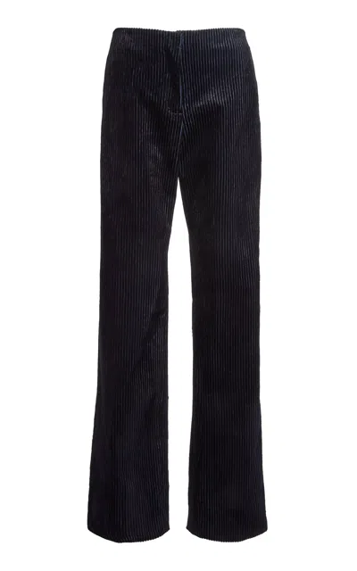 Christopher Esber Cornaro Cord Cotton Trouser In Black