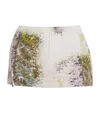 Christopher Esber Cotton-blend Absence Mini Skirt In Multi