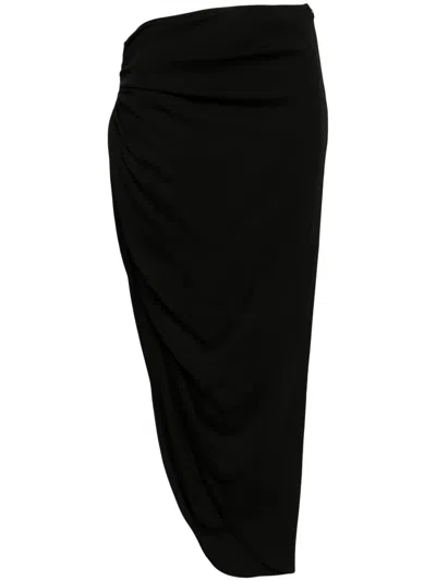 Christopher Esber Crescent Skirt In Black