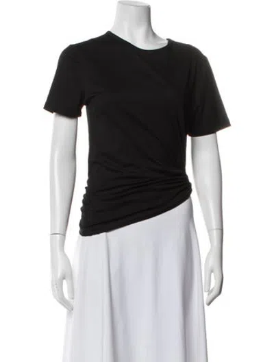 Pre-owned Christopher Esber Crew Neck Short Sleeve T-shirt In Black