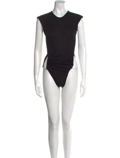 Pre-owned Christopher Esber Crew Neck Sleeveless Bodysuit W/ Tags In Black