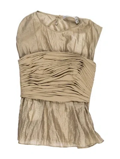Pre-owned Christopher Esber Crew Neck Sleeveless Top In Neutrals