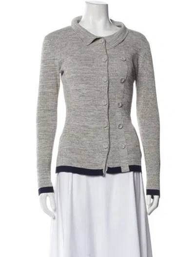 Pre-owned Christopher Esber Crew Neck Sweater In Gray