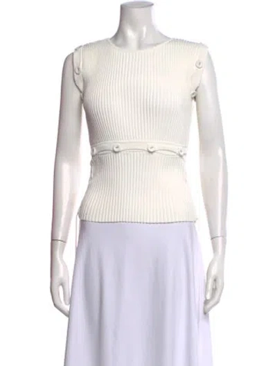 Pre-owned Christopher Esber Crew Neck Sweater In Neutral