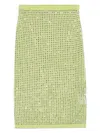 Christopher Esber Green Cirrus Straight Midi Skirt In Green